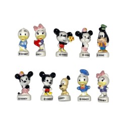 Série complète de 10 fèves Disney récré 2008