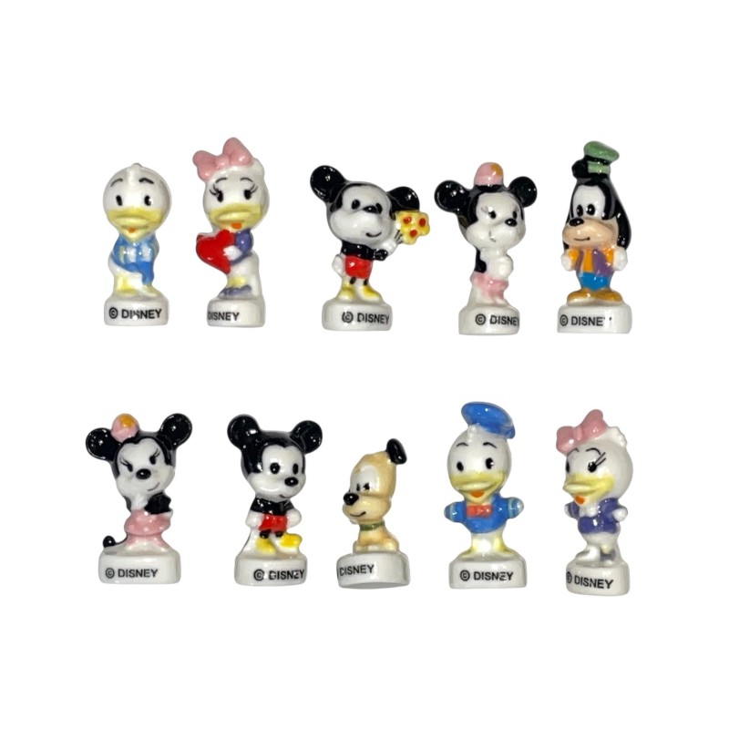 Série complète de 10 fèves Disney récré 2008