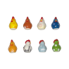 Série complète de 8 fèves Poulettes 2022