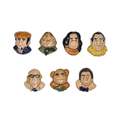 Série complète de 7 fèves Le Bébête show