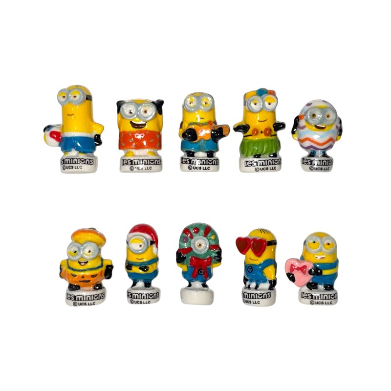 Série complète de 10 fèves Année festive des minions 2026