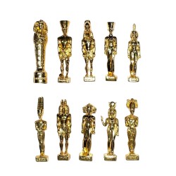 Série complète de 10 fèves L'or des pharaons