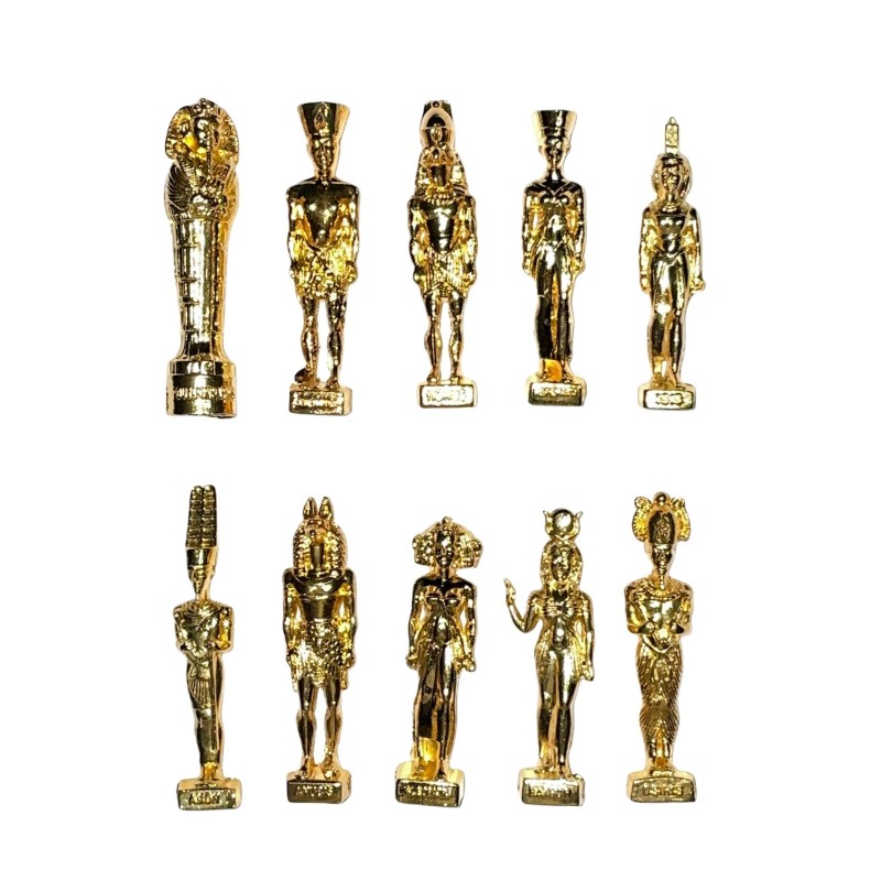 Série complète de 10 fèves L'or des pharaons