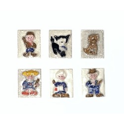 Série complète de 6 fèves Banette