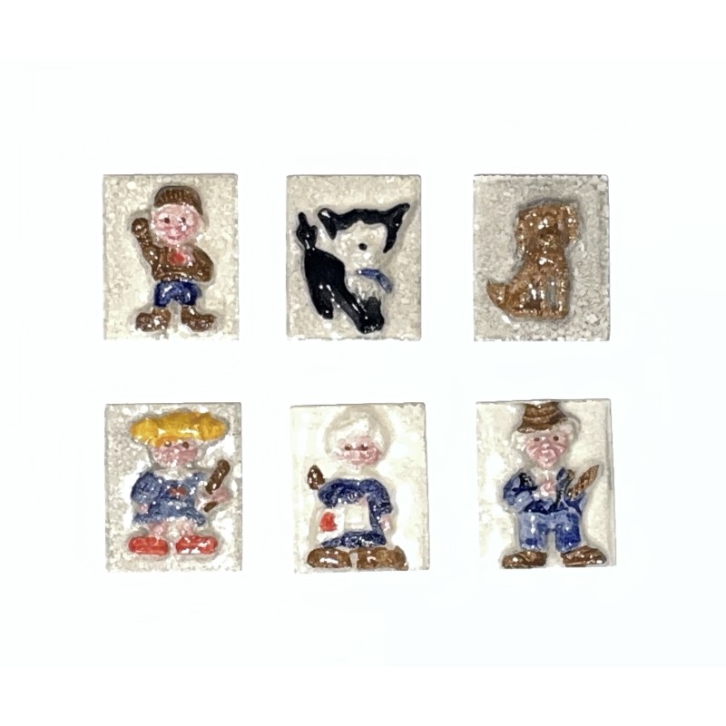 Série complète de 6 fèves Banette