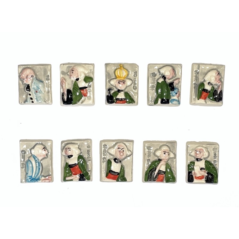 Série complète de 10 fèves Bécassine fête les rois