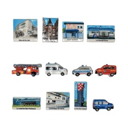 Série complète de 12 fèves Charmille