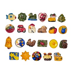 Série complète de 23 fèves Noël