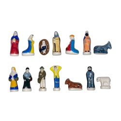 Série complète de 14 fèves Santons Santibelli II
