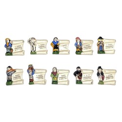 Série complète de 10 fèves Maurin - Cucci