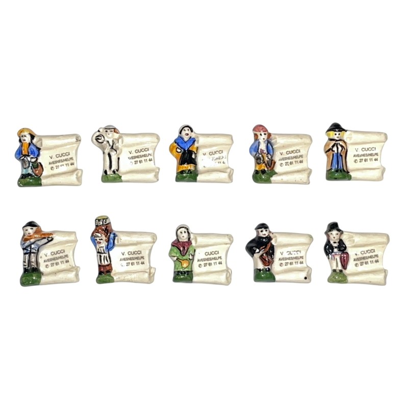 Série complète de 10 fèves Maurin - Cucci