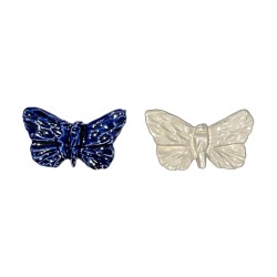 Série complète de 2 fèves Marlène - Papillons