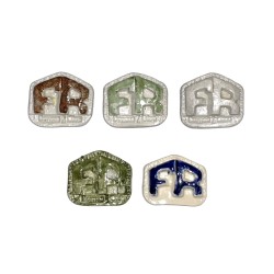 Série complète de 5 fèves Marlène - Bernes sur Oise