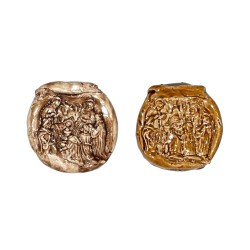 Série complète de 2 fèves Pagis - Crèche