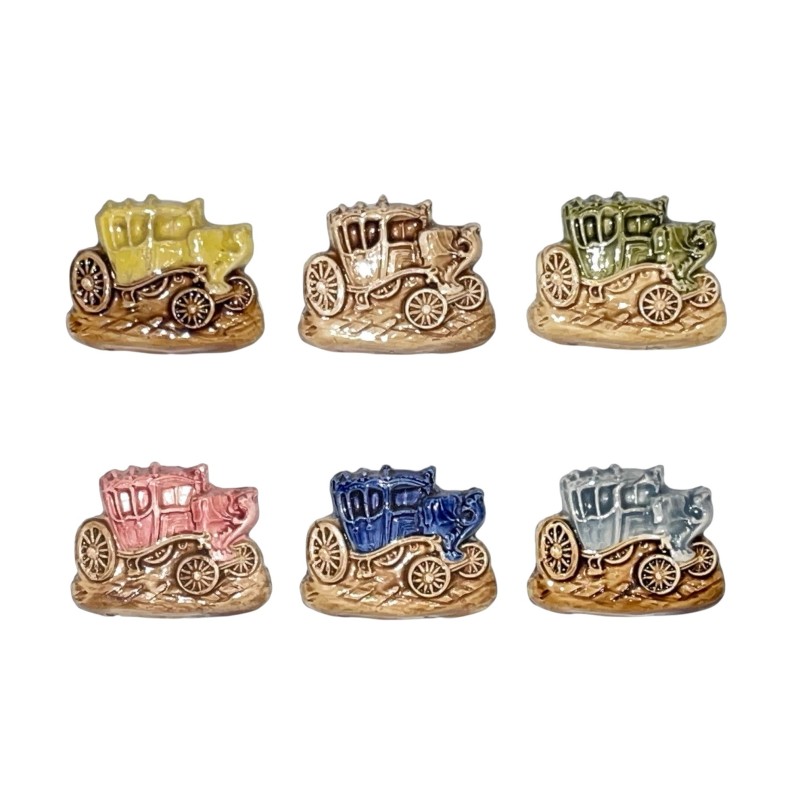 Série complète de 6 fèves Pagis - Le Breton - Carrosses