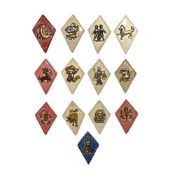 Série complète de 13 fèves Pagis - Relais Desserts - Horoscope