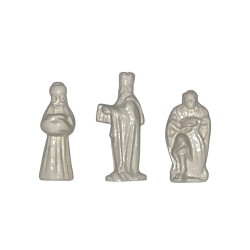 Série complète de 3 fèves Pagis - Rois mages blancs