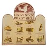 Présentoir de 10 fèves Les inventions du XIXème siècle 1994