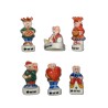 Série complète de 6 fèves Cochons Naf Naf 1995