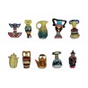 Série complète de 10 fèves Vases et amphores 1996