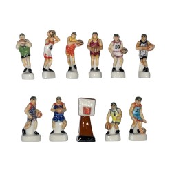 Série complète de 11 fèves Le basket 1996