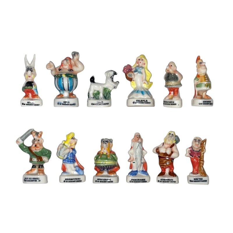 Série complète de 12 fèves Astérix 96 1996