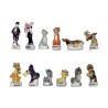 Série complète de 12 fèves Les Aristochats 1996