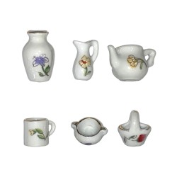 Série complète de 6 fèves Dinette 1996