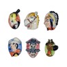 Série complète de 6 fèves Lucky Luke 1997
