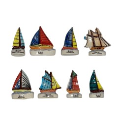 Série complète de 8 fèves Les voiliers I 97 1997