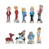 Série complète de 9 fèves Spirou 1997