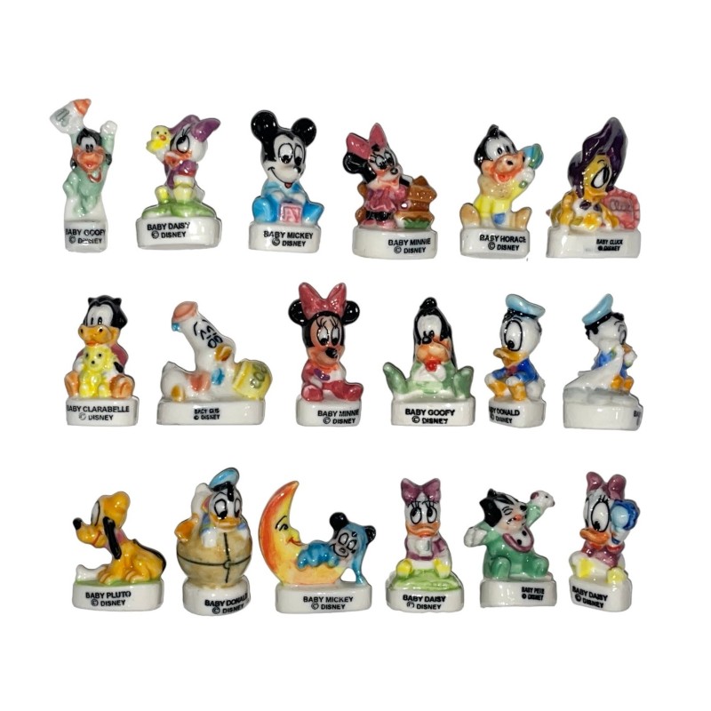 Série complète de 18 fèves Baby Mickey 1997