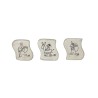 Série complète de 3 fèves Poilâne - Piem 1997