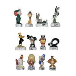 Série complète de 12 fèves Ca cartoon Bugs Bunny 1998