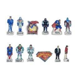 Série complète de 12 fèves Superman 1998