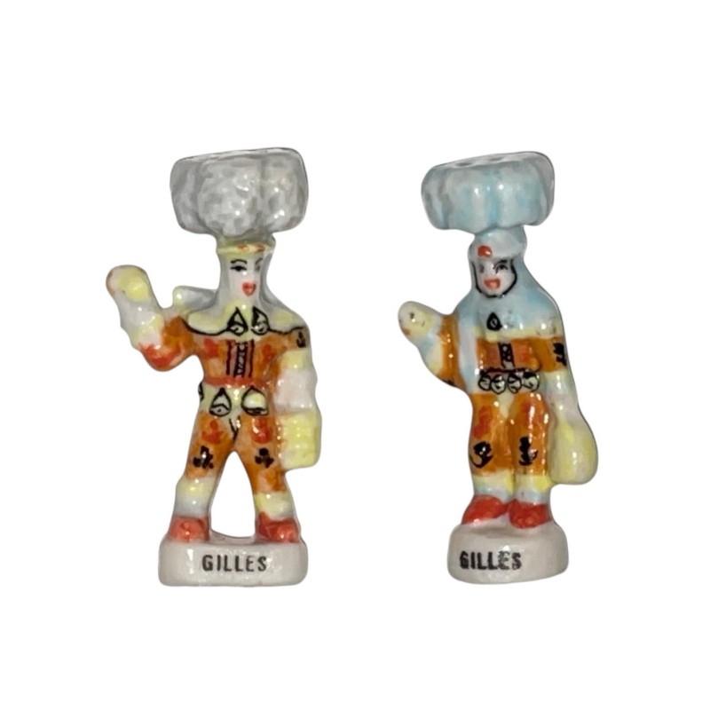 Série complète de 2 fèves Les Gilles 1998