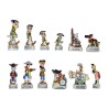 Série complète de 12 fèves Lucky Luke 1998
