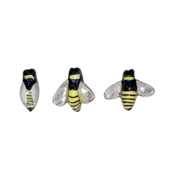 Série complète de 3 fèves Abeilles 1998