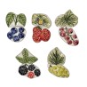 Série complète de 10 fèves Feuilles fruits 1998