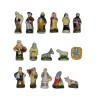 Série complète de 16 fèves Crèche Pré-série 1999