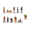 Série complète de 11 fèves Fort Boyard + Tête de tigre 1999