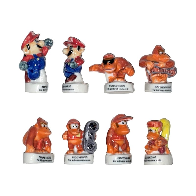Série complète de 8 fèves Nintendo 1999
