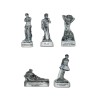 Série complète de 5 fèves Les sculptures de maitre 1999