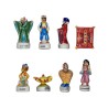 Série complète de 8 fèves Aladdin 1999