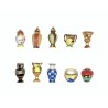Série complète de 10 fèves Vases d'exception I 1999