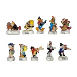Série complète de 10 fèves Looney Tunes 2000