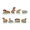 Série complète de 8 fèves Chevaux de parade II 2000