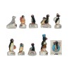 Série complète de 10 fèves Pingu 2000