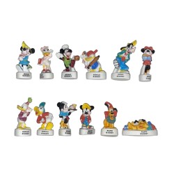 Série complète de 12 fèves Mickey for kids mat 2000