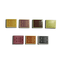 Série complète de 7 fèves Fauchon 2000